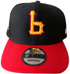 Limited Edition New Era Black Red Yellow 9FIFTY Snapback Cap